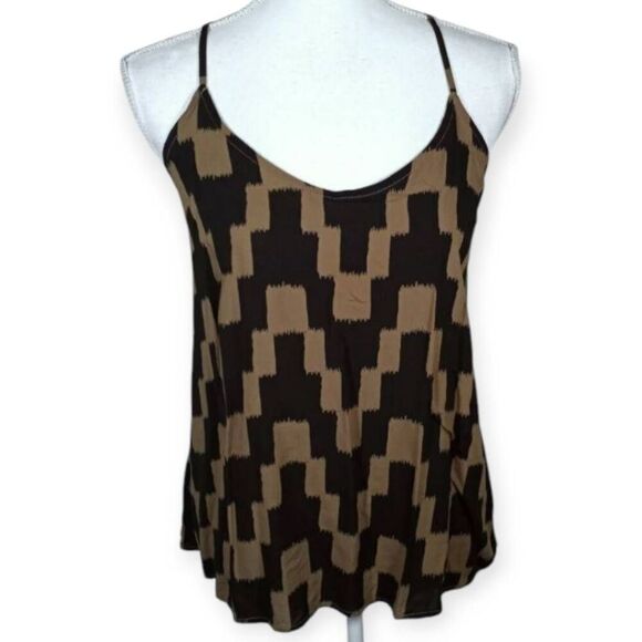 OLD NAVY ARMY GREEN & BLACK CAMI SZ.S EUC. - Picture 2 of 7